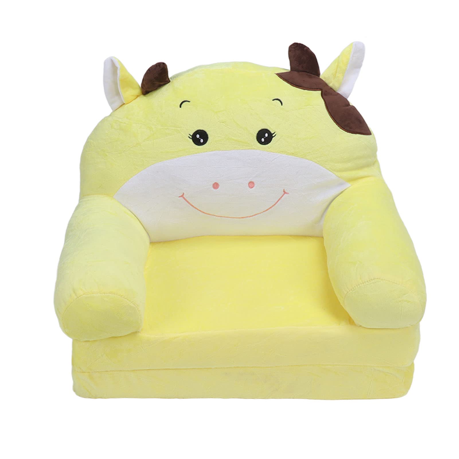 Cartoon Kids Foldable Sofa Bed - 2-in-1 Convertible Chair for Living Room Play