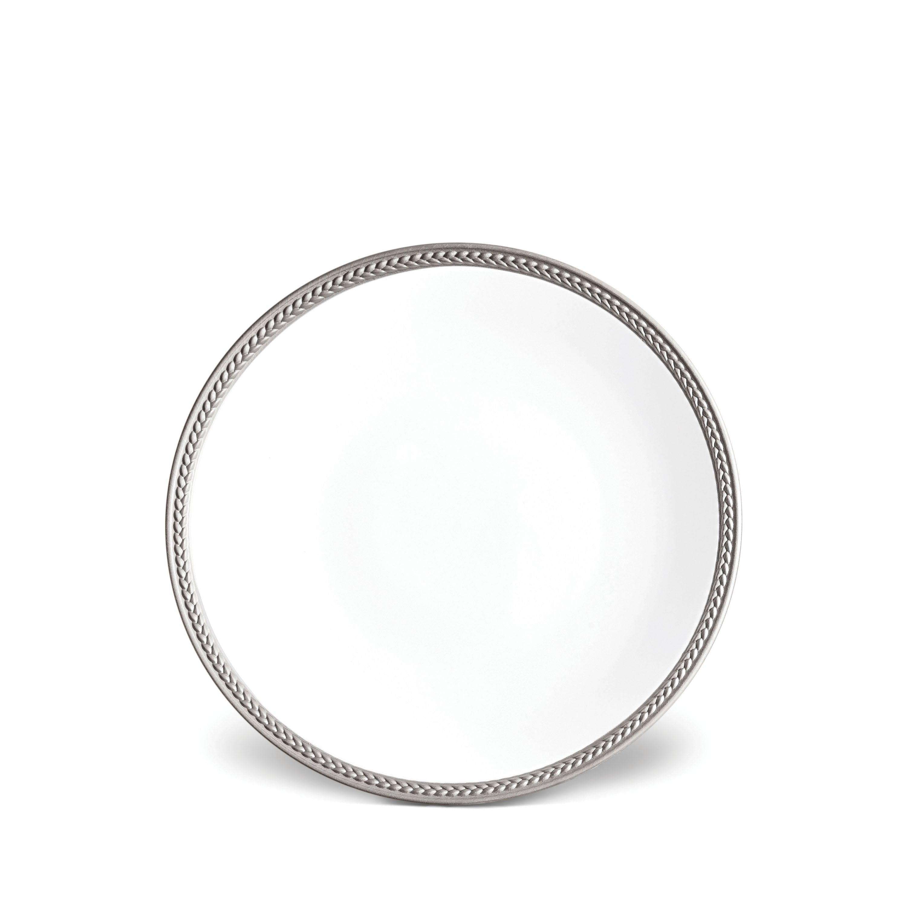 Braided Silk Dessert Plate - Elegant Fine China for Cakes, Pastries & Afternoon Tea - Perfect for Parties, Weddings & Special Occasions