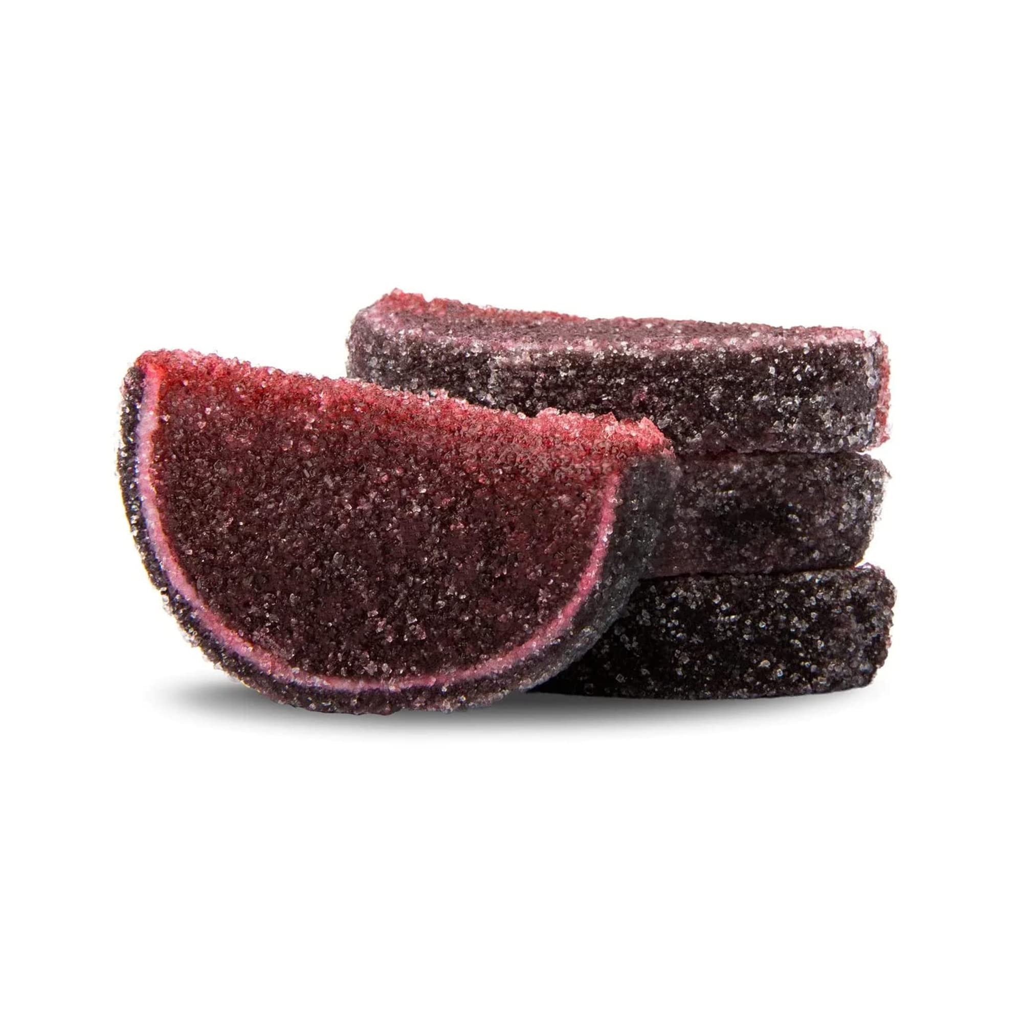 NY SPICE SHOP Jelly Fruit Candy - 8oz Black Cherry Fruit Slices Gummies - Old Fashioned Soft Candy for Sweet Lovers - Perfect for Parties, Movie Nights & Gift Baskets