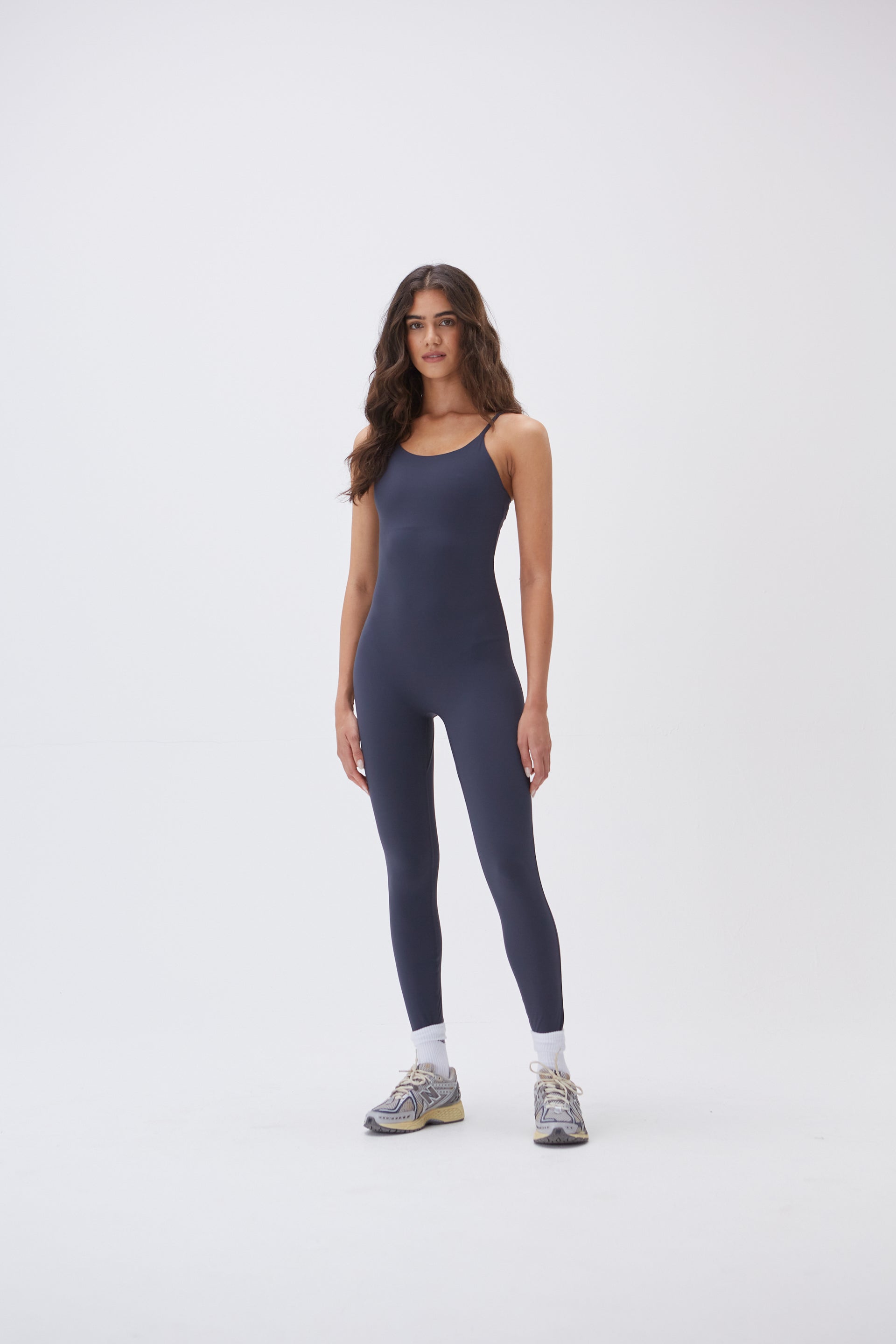 Ultimate Strappy Full Length Unitard - Midnight Blue | Women's Dance & Performance Bodysuit for Yoga, Gymnastics & Costume