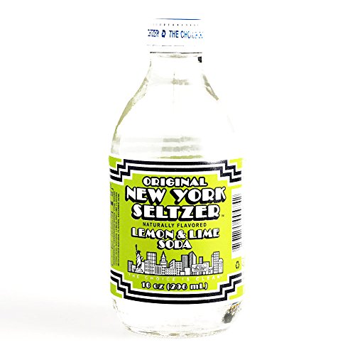 Original New York Seltzer - Lemon & Lime Flavor - 10 oz Cans (Pack of 5) | Refreshing Sparkling Water for Parties, Picnics & Daily Hydration