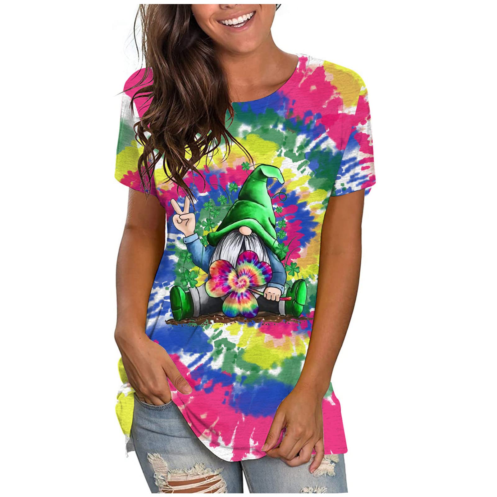 Funny St. Patrick's Day Shirts for Women - Sexy Short Sleeve Tops & Plus Size Hoodies - Perfect for Parties, Parades & Irish-Themed Events