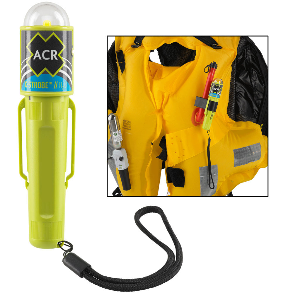 ACR C Strobe H20 Emergency Distress Signal Light - USCG Approved Marine Safety Device for Boating, Kayaking & Water Sports [3964.1]