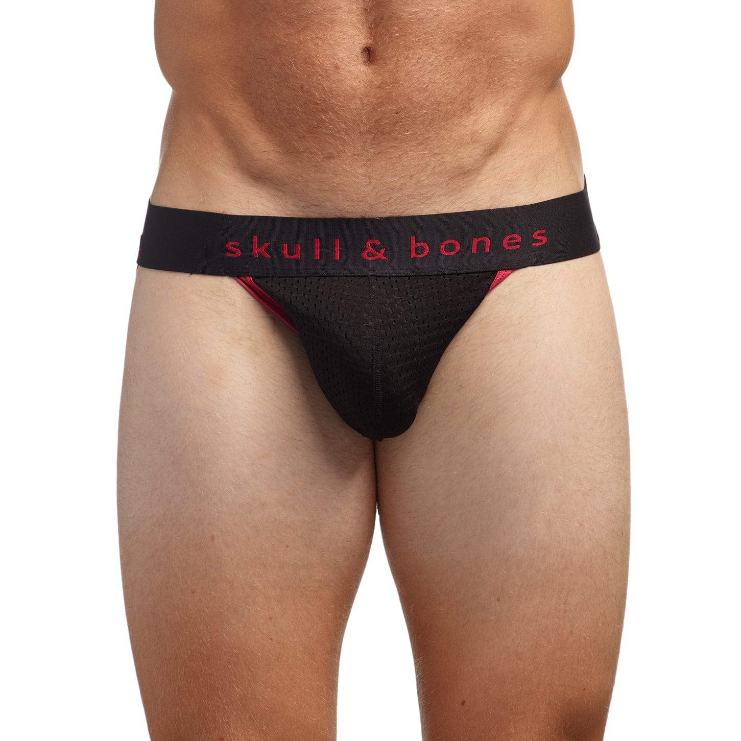 Performance Mesh Jock Strap for Men - Breathable Black Athletic Support Underwear for Workout, Running & Sports