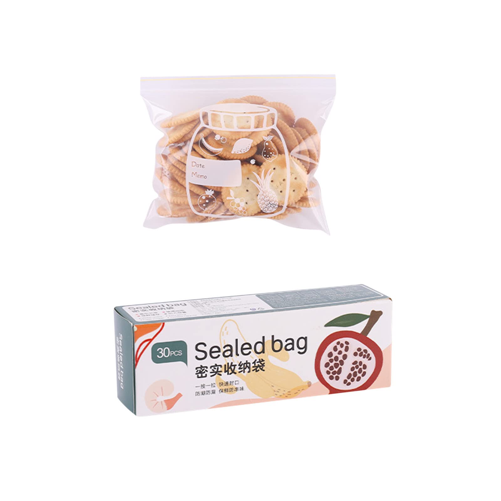 Premium Food Storage Bags Set - 20 Gallon Bags, 30 Sandwich Bags & 30 Snack Bags | Reusable Freezer Safe Storage for Meal Prep, Leftovers & Bulk Food Organization | Perfect for Kitchen, Camping & Picnics
