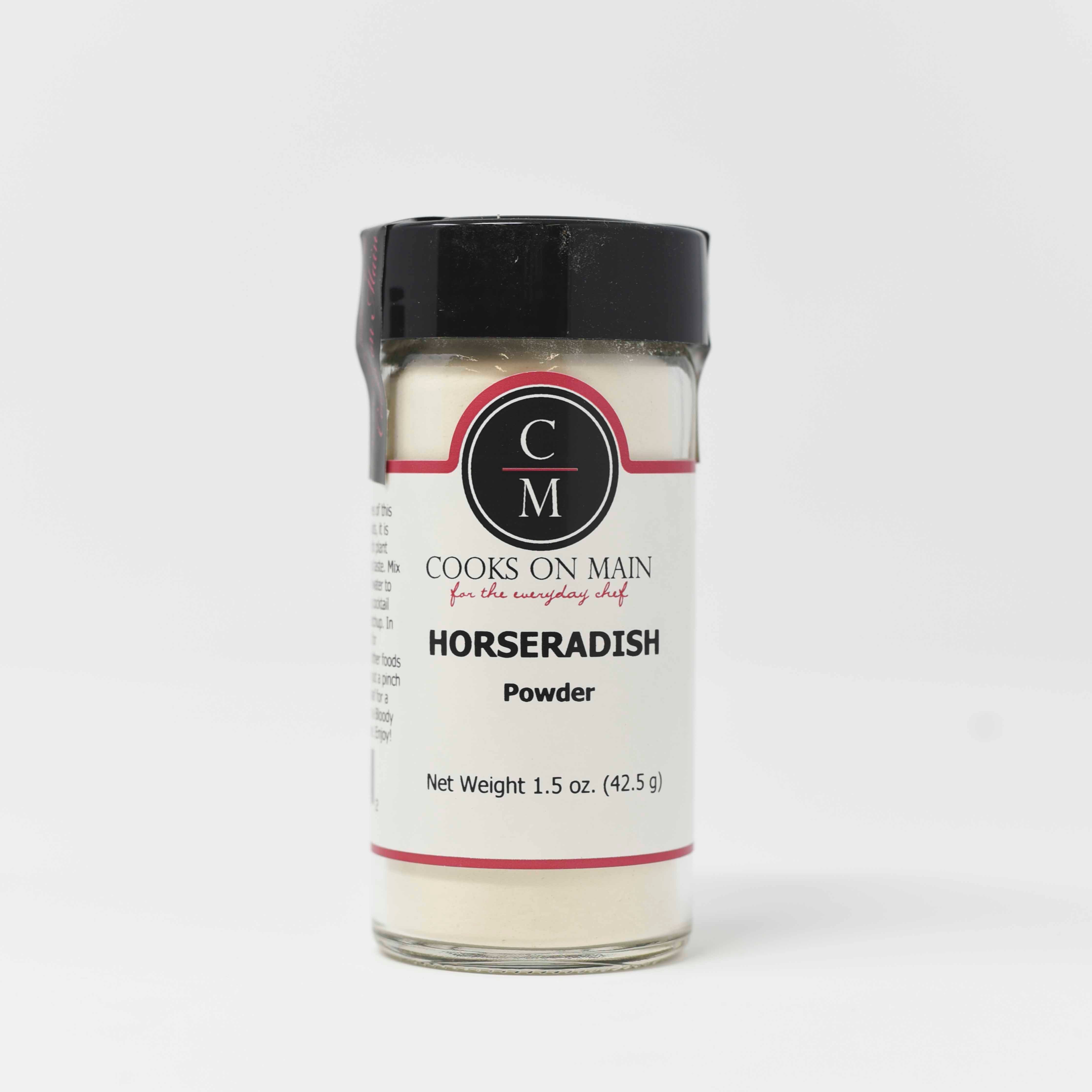 Organic Horseradish Powder - Pure, Gluten-Free & Non-GMO - Perfect for Sauces, Marinades & Cocktails - 4oz Resealable Bag