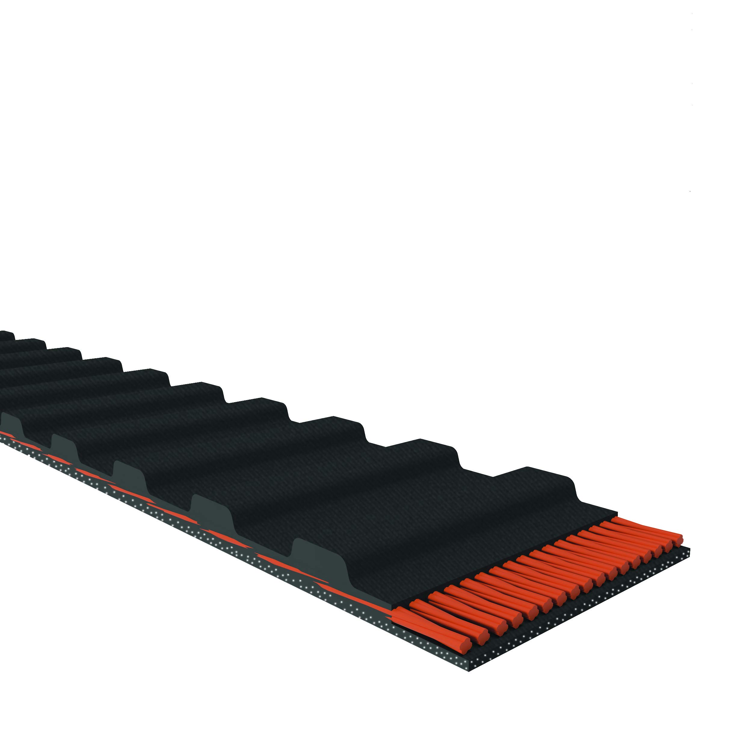 D&D PowerDrive 1260XH100 Synchronous Timing Belt - High-Performance Rubber Belt for Industrial Machinery, Automotive & 3D Printers (1-Pack) | Perfect for CNC Machines, Conveyor Systems & Power Transmission Applications