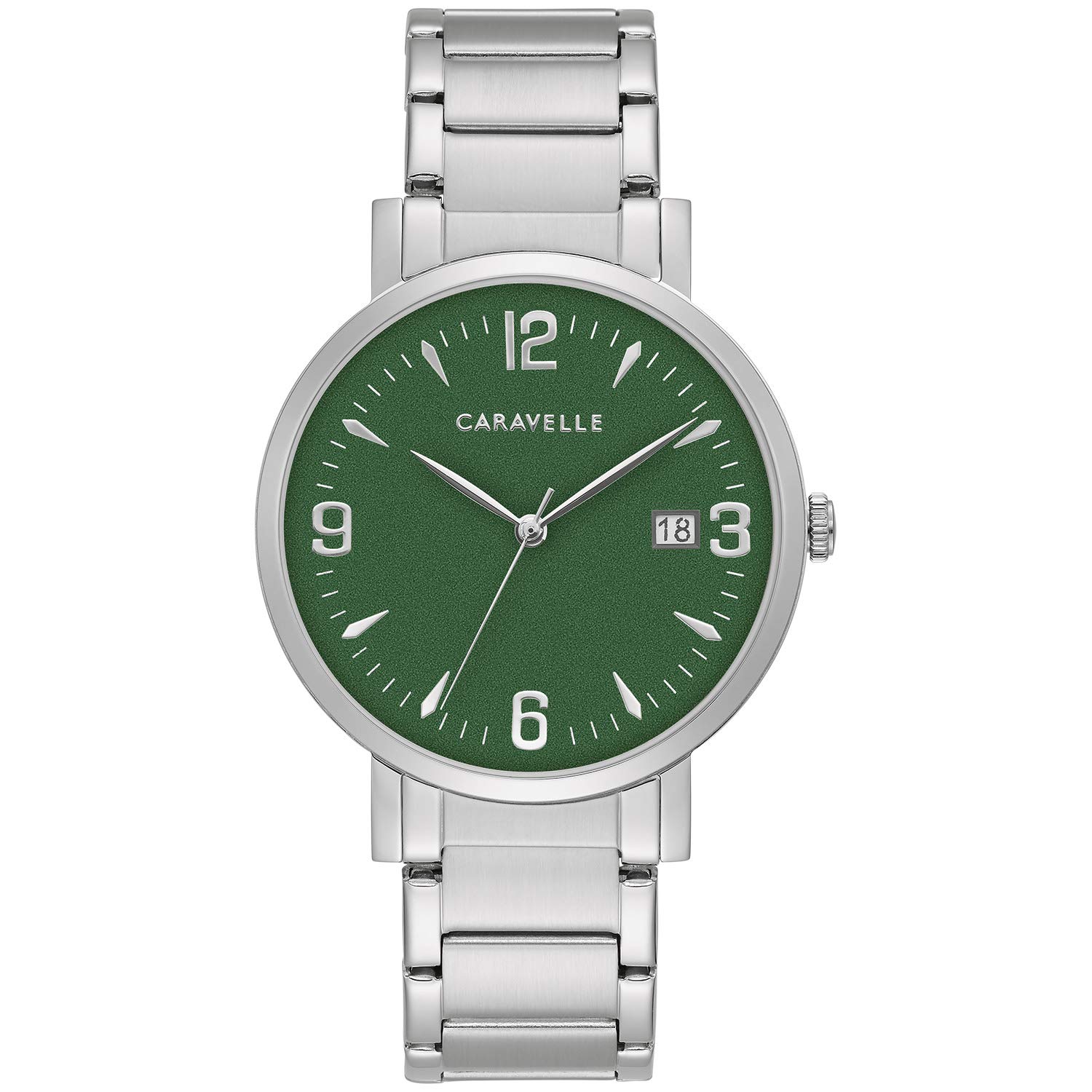 Caravelle Men's Quartz Dress Watch - Stainless Steel Band, Water Resistant, Classic Business & Formal Wear for Office, Wedding & Special Occasions