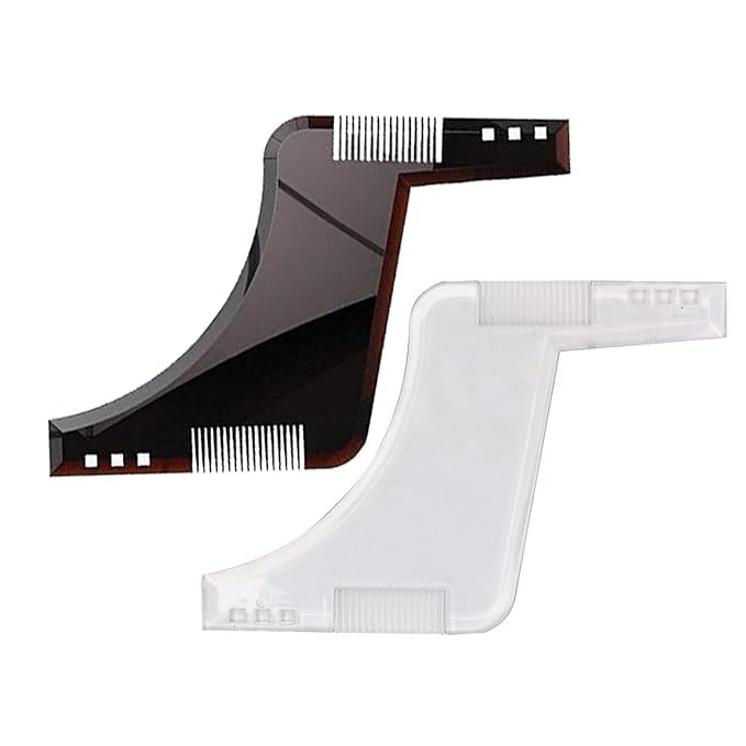 RAAYA Beard Shaping Tool - Z Shape Beard Comb & Styling Template for Men | Perfect Beard Grooming Kit for Professional Look | Home & Barber Shop Use
