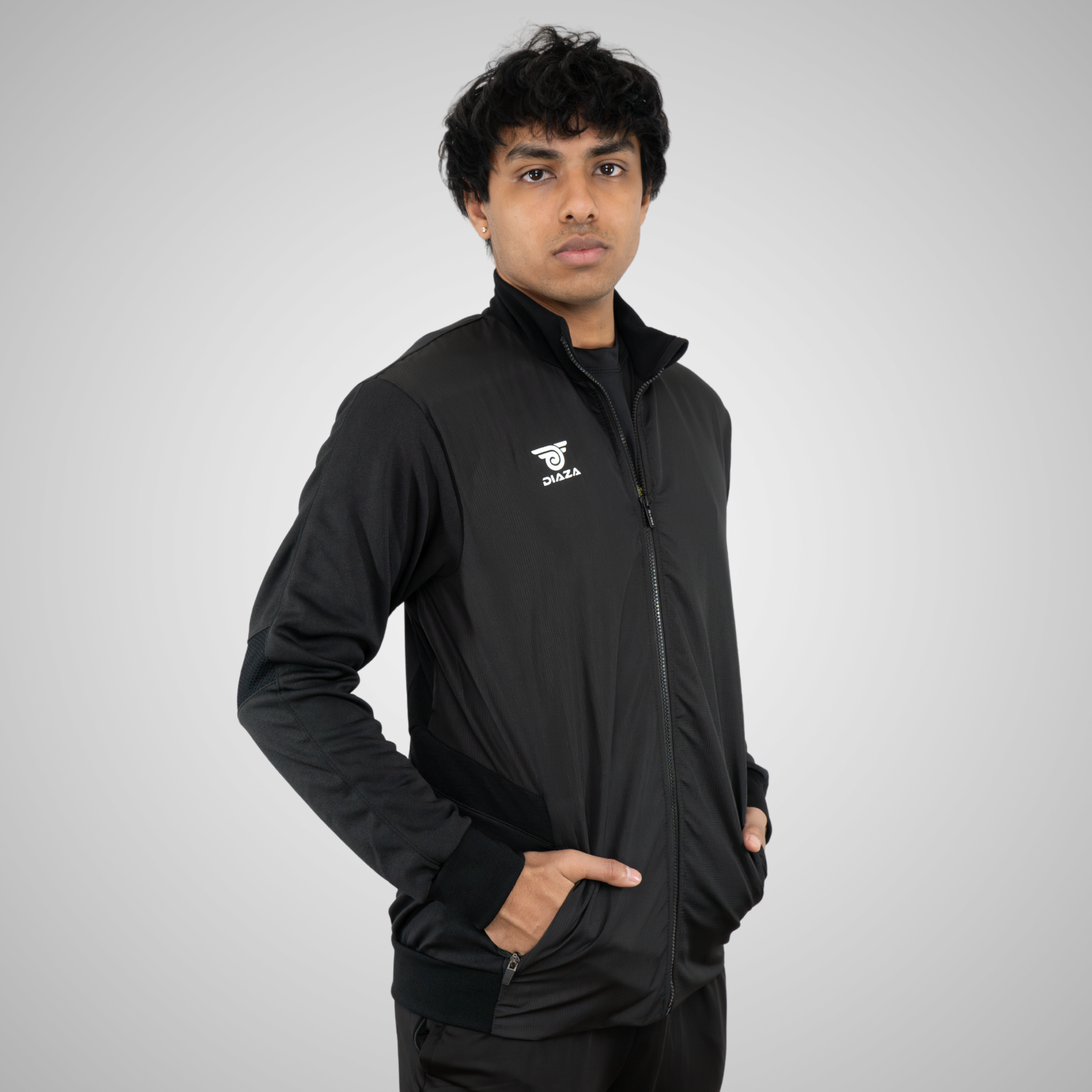 Midnight Diaza Jacket - Stylish Waterproof Windbreaker for Men & Women | Perfect for Hiking, Running & Outdoor Adventures