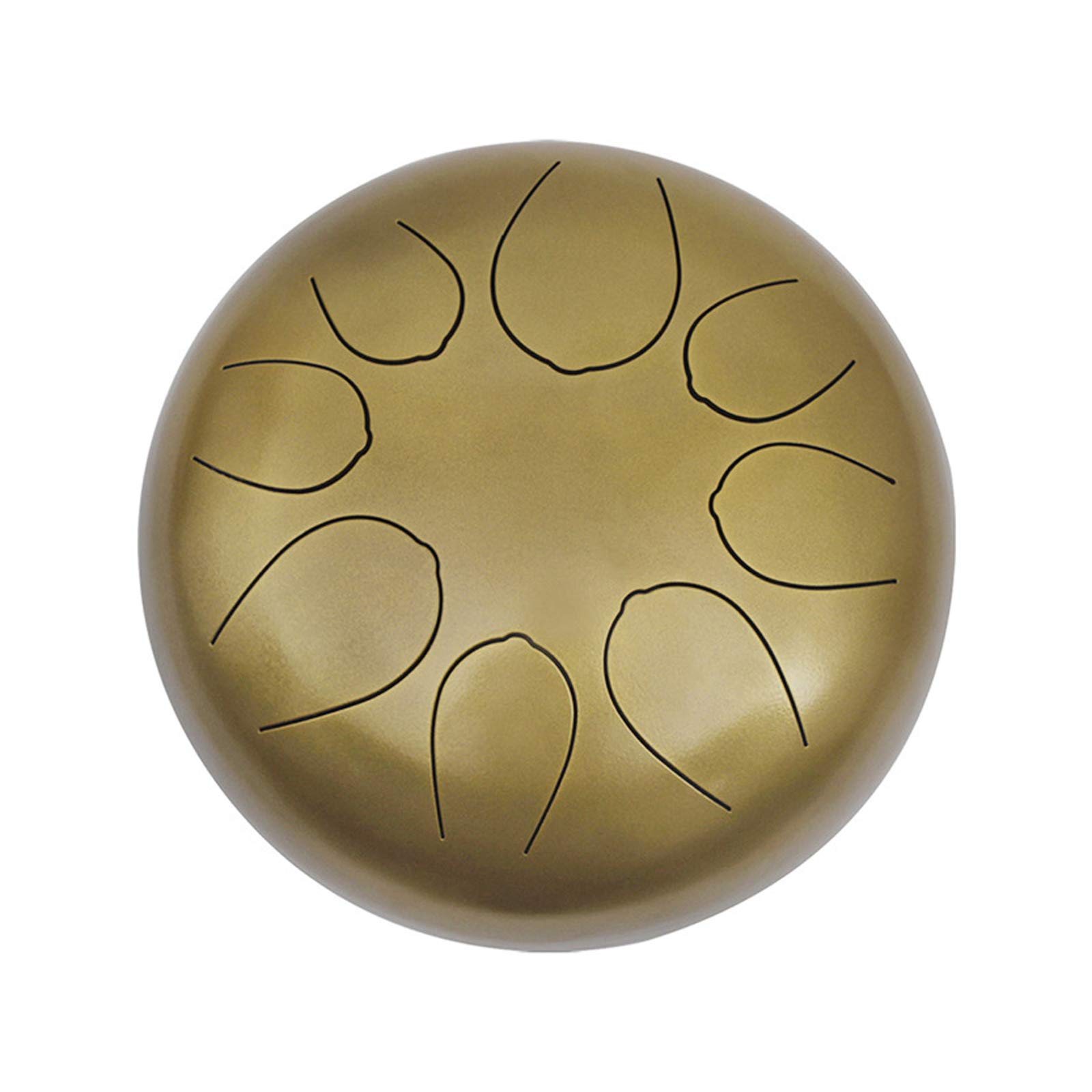 LAErper 10 Inch Steel Tongue Drum - Professional Handpan Percussion Instrument with Mallets & Carry Bag | Made in Germany for Meditation, Yoga, Sound Healing & Relaxation | Perfect for Zen Practice, Music Therapy & Stress Relief (Color: Black)