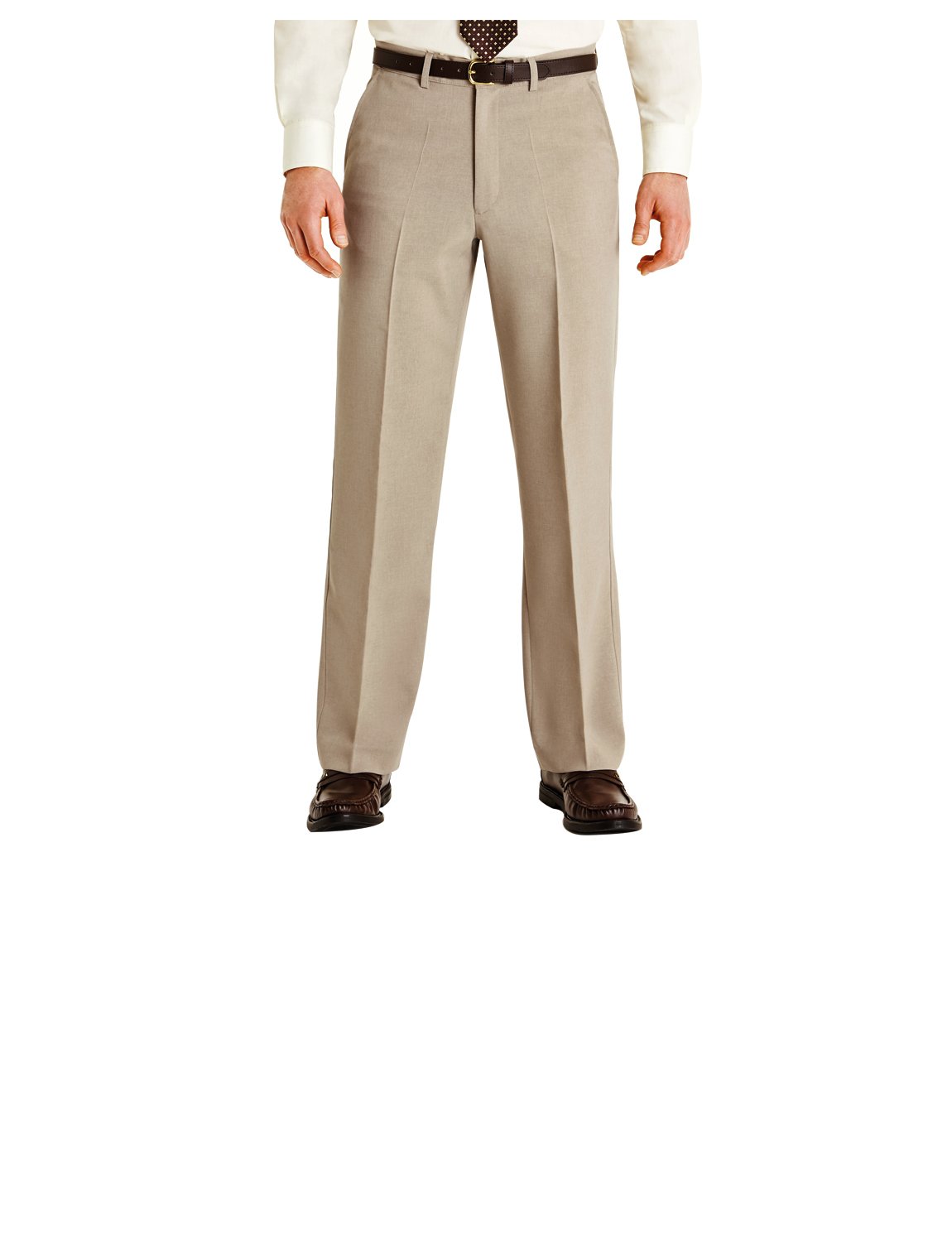 Classic Men's Dress Pants with Slant Pockets - Formal Office Wear & Business Attire for Professional Men
