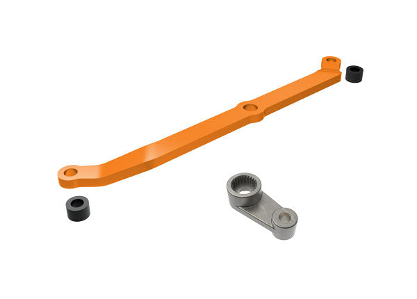 High-Quality Aluminum Steering Link - Durable & Lightweight Orange Replacement Part for Off-Road Vehicles & ATVs - Perfect for Rough Terrain & Adventure Driving