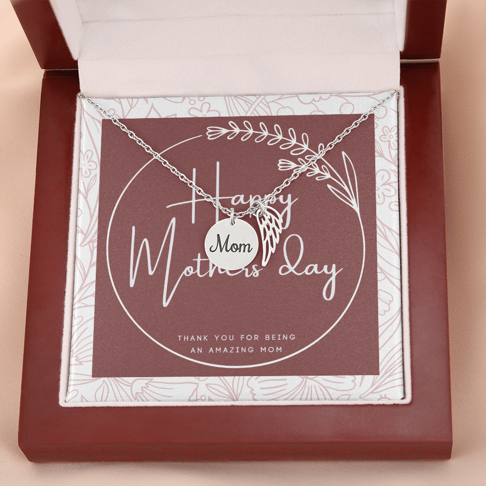 Elegant Mother's Day Jewelry Gifts - Sterling Silver Heart Necklace for Mom - Perfect Birthday, Anniversary & Christmas Present for Women - Ideal for Special Occasions & Everyday Wear