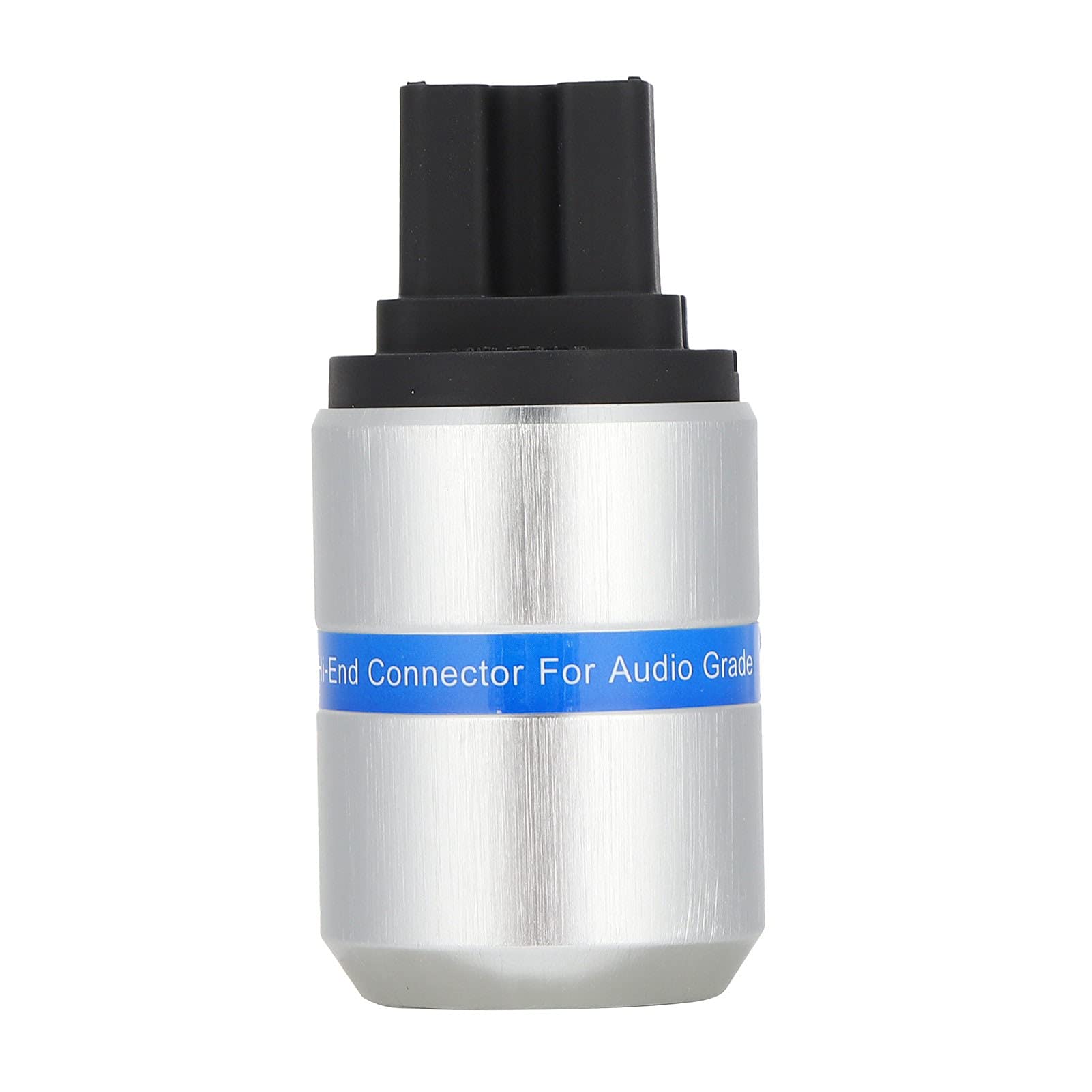 Premium Rhodium Plated IEC Power Plug - Pure Copper Audio Connector for High-End Stereo Systems & Home Theater Equipment | Enhances Sound Quality for Audiophiles & Music Enthusiasts