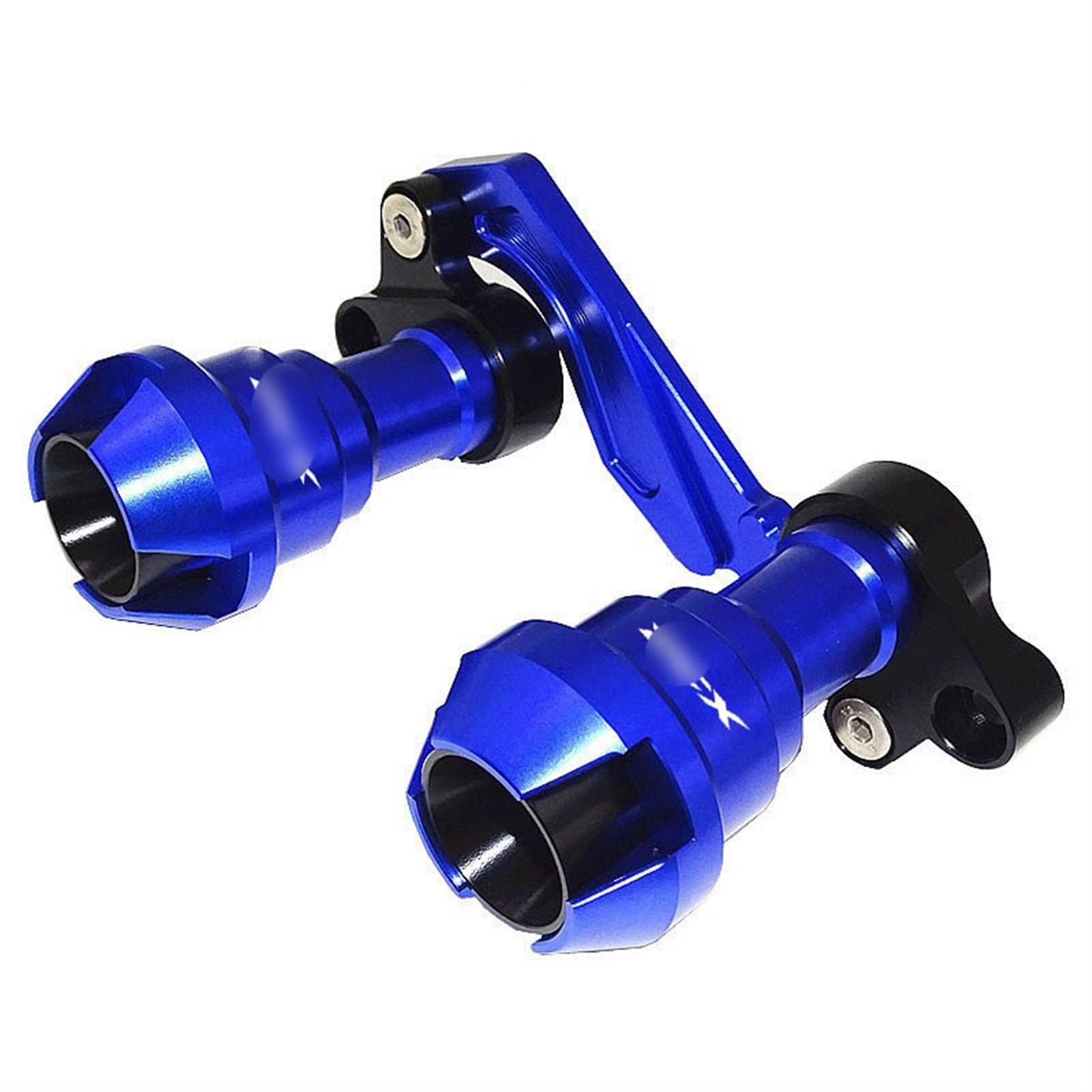 Yamaha NMAX155 Frame Slider & Crash Protector Set - Front Fork, Wheel Fall, Muffler Pipe Protection - Anti-Crash Blue Accessories for Motorcycle Safety & Style | Perfect for Urban Commuting & Scooter Enthusiasts