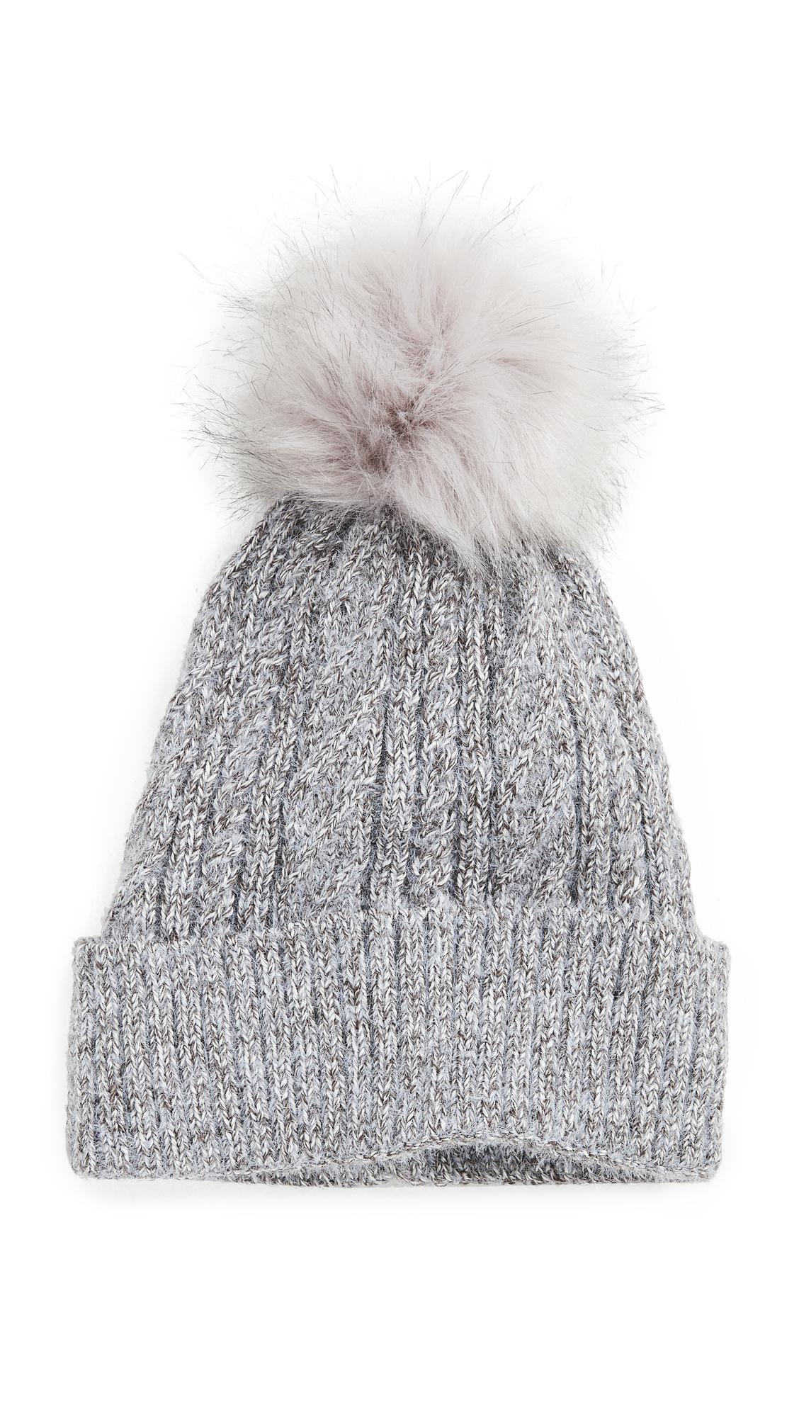 Women's Classic Cable Knit Pom Pom Beanie - Warm Winter Hat for Women - Perfect for Skiing, Snowboarding & Outdoor Activities