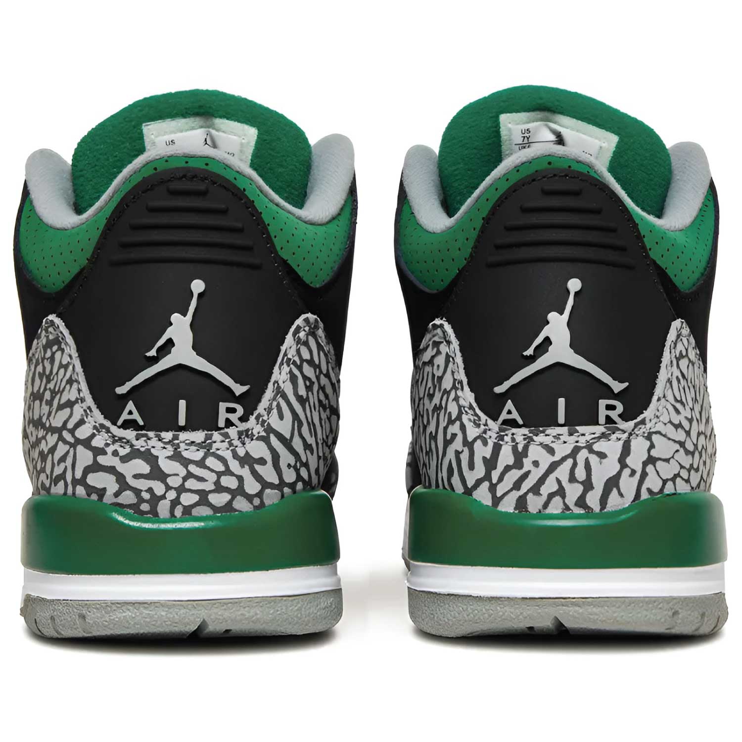 Air Jordan 3 Retro GS 'Pine Green' Basketball Shoes for Women - Classic Sneakers for Casual Wear, Street Style & Gym Training