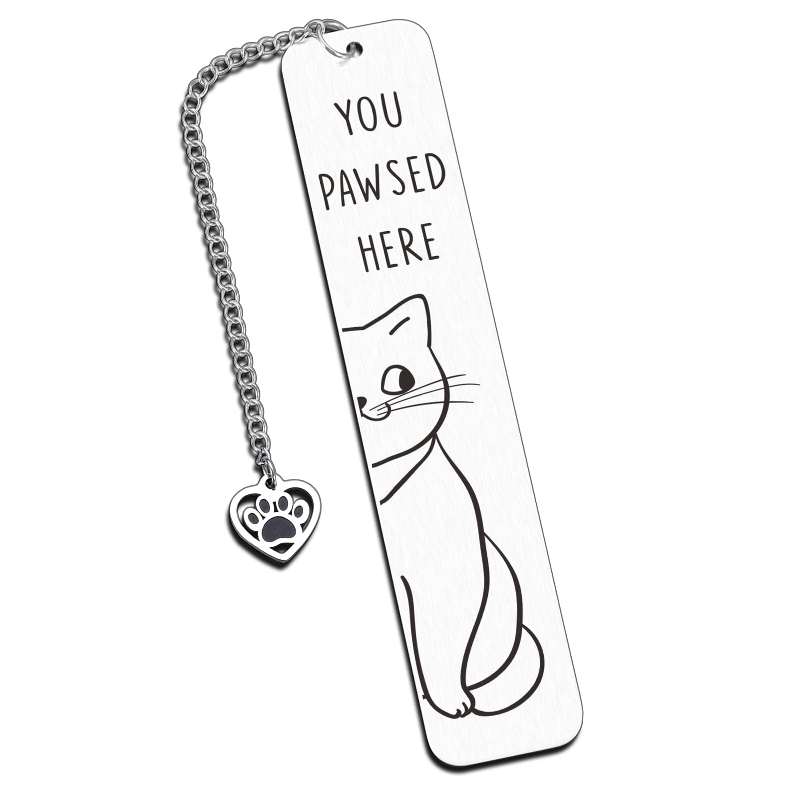 Funny Cat Lover Gifts for Women - Cute Easter & Valentine's Day Presents, Bookmark Set for Book Lovers - Perfect Book Club Accessories & Reading Gifts (Great for Birthday, Christmas & Bookworm Friends)