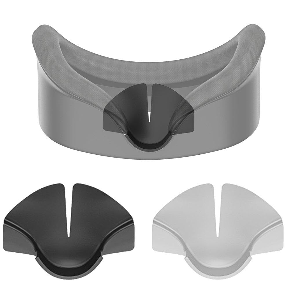 Meta Quest 3 Silicone VR Nose Guard - Sweat-Proof PU Foam Nose Pad Cushion Accessory for Enhanced Comfort | Perfect for Gaming, Fitness VR & Extended Play Sessions
