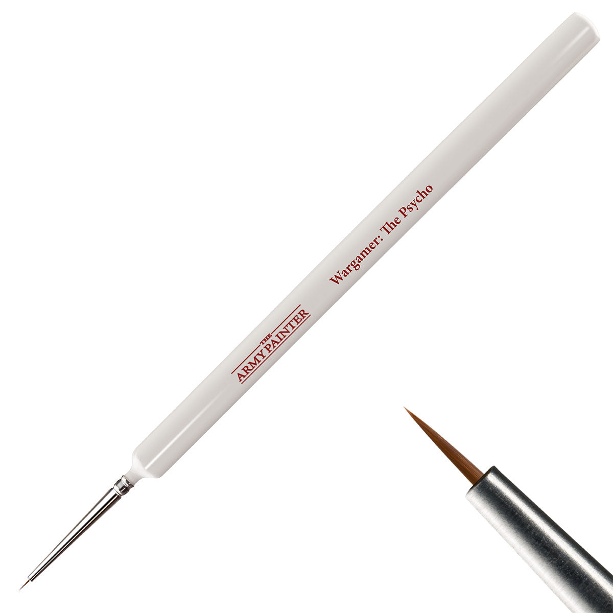 Wargamer Brush: The Psycho - Premium Miniature Painting Brush for Warhammer & Tabletop Gaming - Perfect for Detailed Model Painting & Hobby Crafting