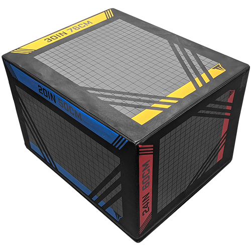 Throwdown 3-in-1 Plyometric Box - Adjustable Jump Box for CrossFit, HIIT & Home Workouts - Perfect for Strength Training & Fitness Enthusiasts