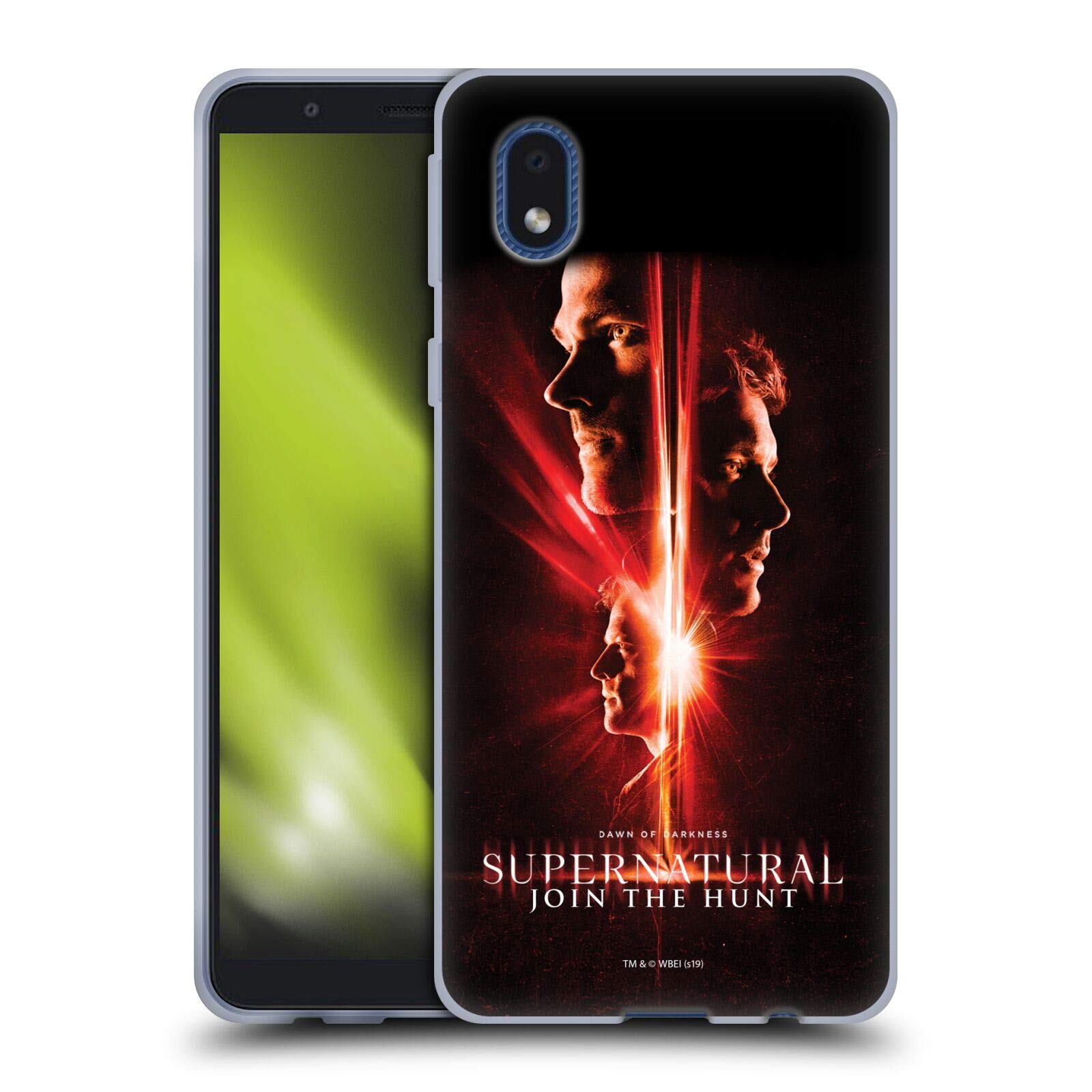 Supernatural Sam Dean Castiel Soft Gel Case for Samsung Galaxy A01 Core (2020) - Officially Licensed TV Show Phone Cover for Fans & Collectors