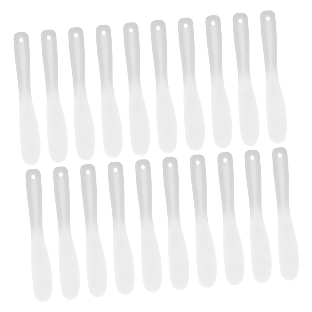 20pcs Silicone Makeup Spatula Set - Skin Care & Cosmetic Lotion Spatula Tool for Creams, Serums, Masks - Perfect for Home, Salon & Travel Use