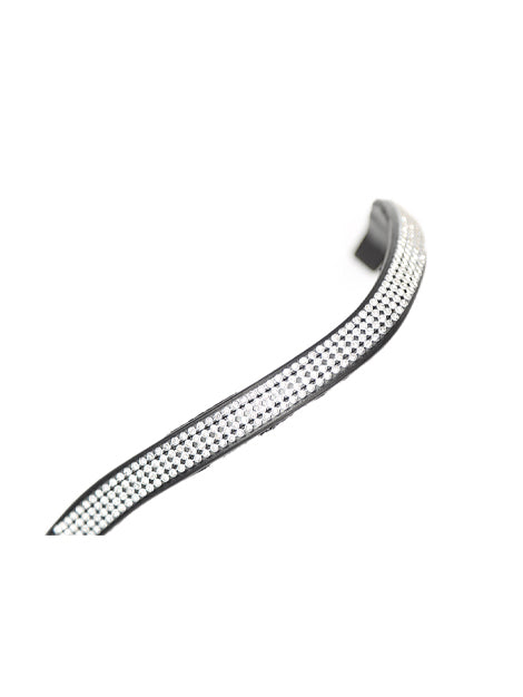 Sparkling Crystal Browband for Horses - Elegant Equestrian Show Accessory for Dressage & Competitions