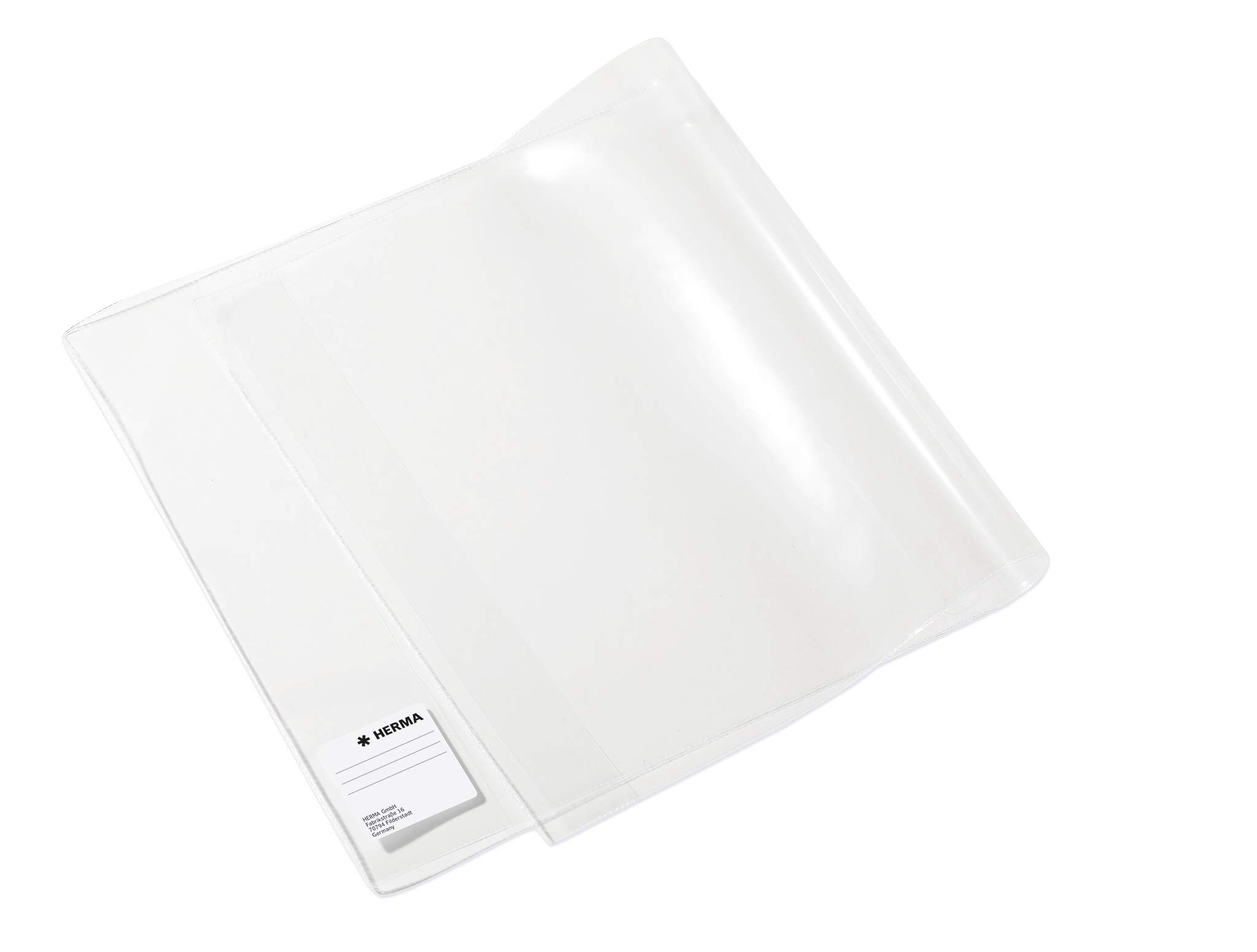 Herma Book Cover - 1 Pack (25.5 x 54 cm) - Durable Protective Cover for Books, Notebooks, Textbooks - Perfect for School, Office & Library Use