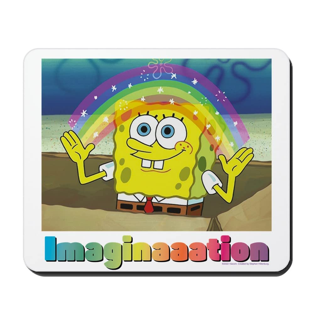 Spongebob Squarepants Non-Slip Rubber Mouse Pad - Gaming Mousepad with Fun Cartoon Design for Office & Home Computer Setup | Perfect for Gamers, Students & Anime Fans