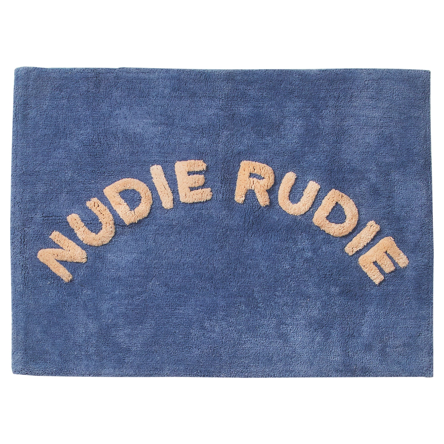Tula Nudie Bath Mat - Super Soft Absorbent Microfiber Bathroom Rug, Non-Slip Shower Mat in Cornflower Blue - Perfect for Bathroom, Shower, and Spa Decor