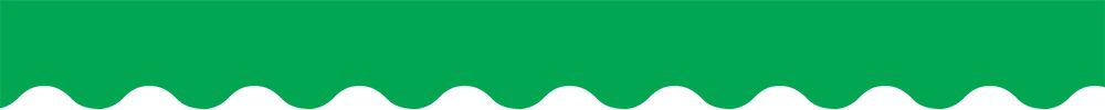 Creative Teaching Press Green Wavy Border (6794) - Decorative Classroom Bulletin Board Trim for Teachers, School & Homeschool Decor - Perfect for Seasonal Displays, Themed Parties & DIY Projects