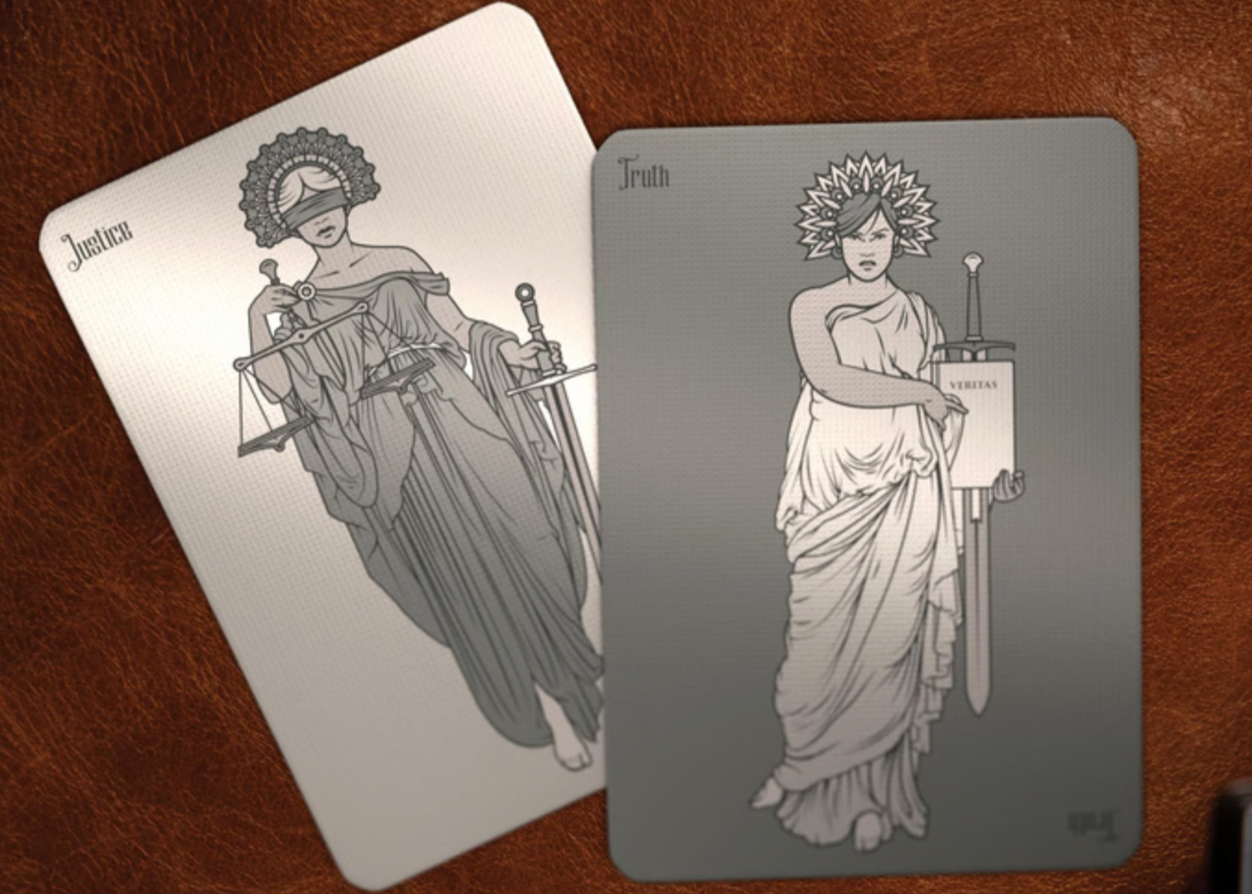 Verum Videre Premium Playing Cards - Elegant Deck for Poker, Magic Tricks & Card Games | Perfect for Parties, Casino Nights & Collectors
