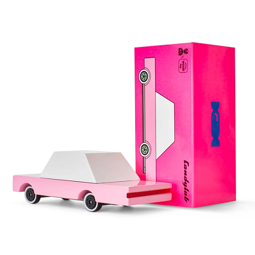 Pink Candy Car Toy Sedan for Kids - Fun Pretend Play Vehicle for Birthday Gifts & Indoor Outdoor Games