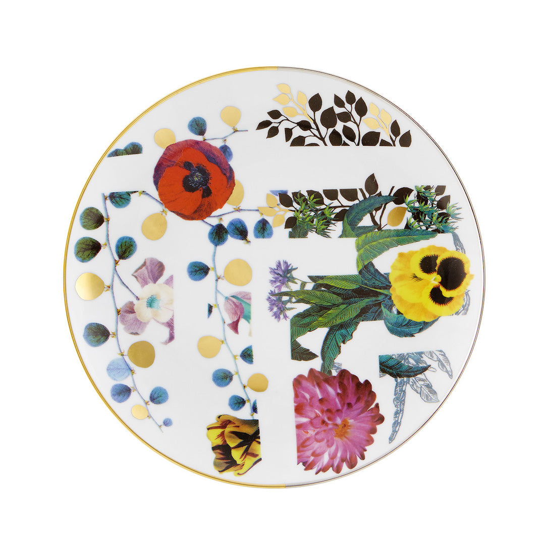 Christian Lacroix Primavera Dessert Plate - Elegant Floral Design Fine China for Afternoon Tea, Wedding, and Special Occasions