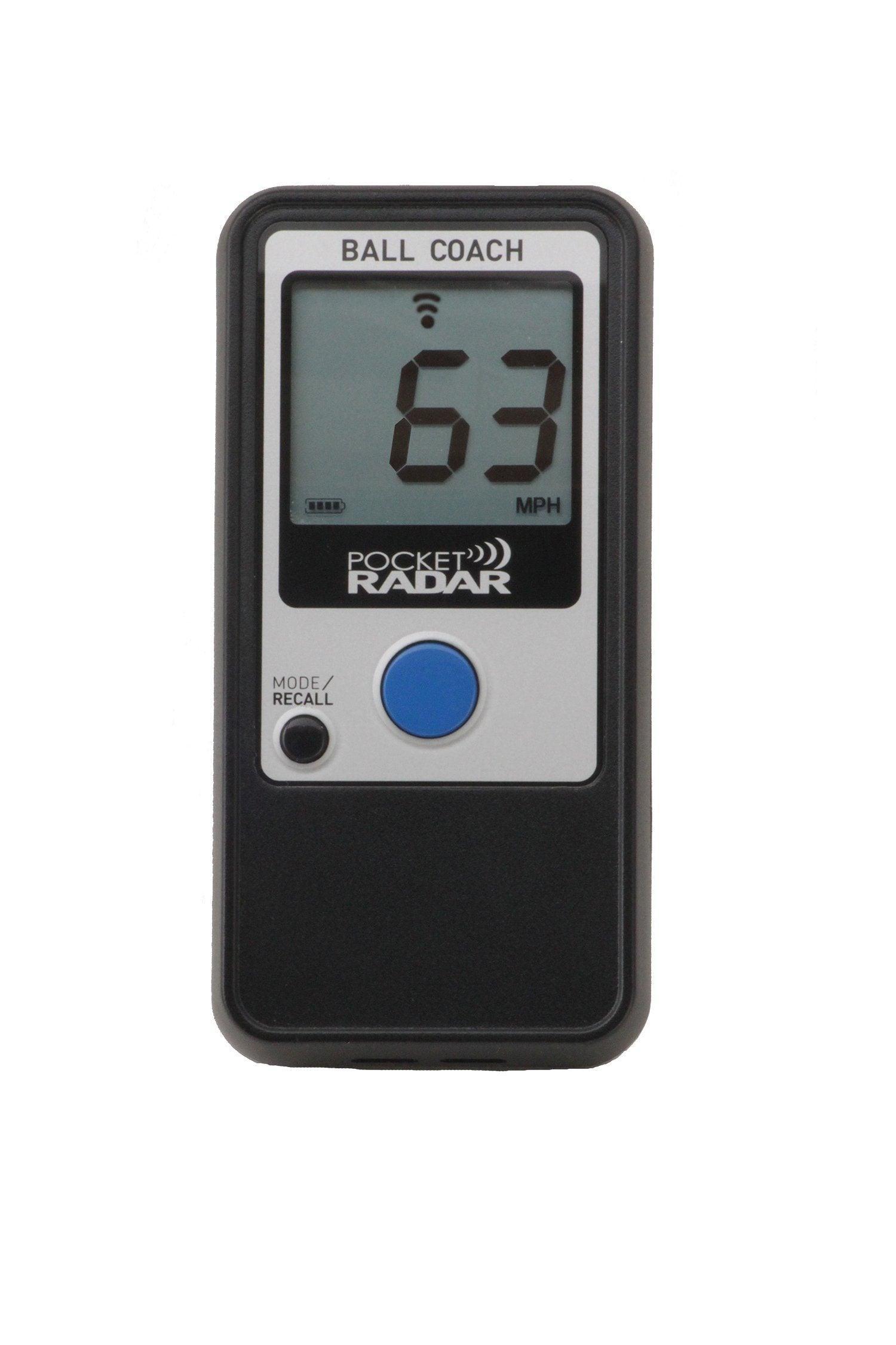 PR1000 BC Pocket Radar Ball Coach - Professional Baseball & Softball Speed Training Tool with Radar Gun for Pitchers, Hitters & Coaches | Perfect for Practice, Games & Performance Tracking