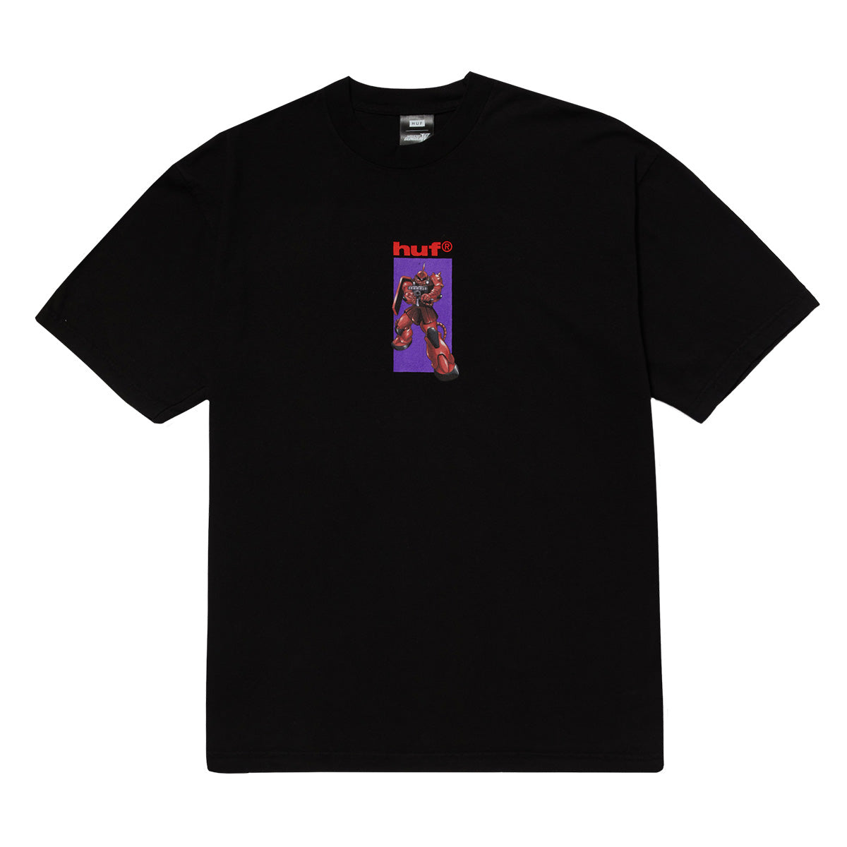 Char's Zaku Black T-Shirt - Mobile Suit Gundam Anime Graphic Tee for Men | Casual Wear, Cosplay & Anime Fan Gifts