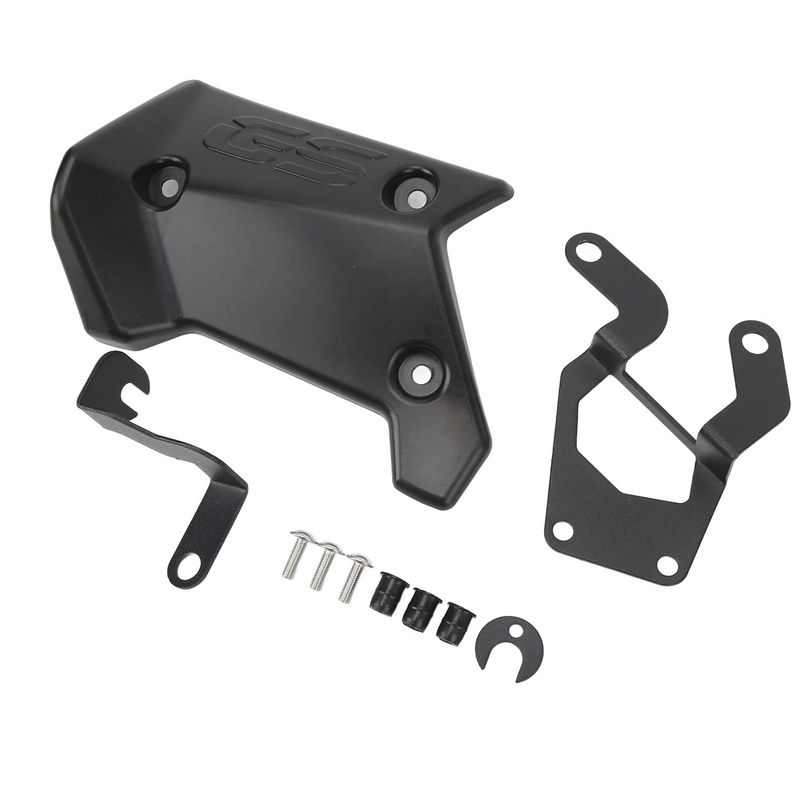 Waterproof ABS Motorcycle Side Frame Panel & Exhaust Flap Cover - Upper Frame Infill for BMW R1200GS (2004-2012) - Durable Protection for Adventure Riding & Off-Road Use