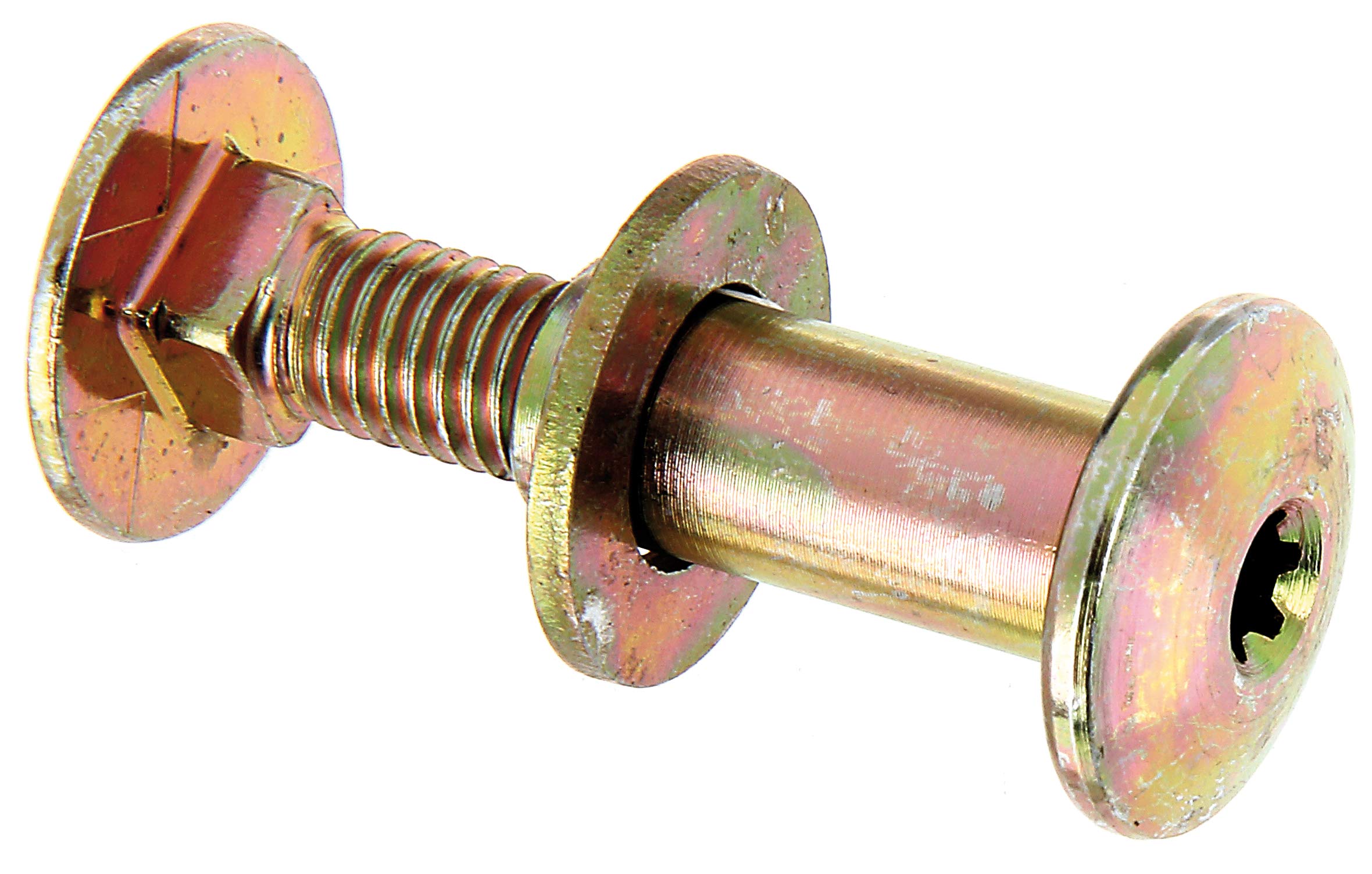 Stainless Steel Multi-Fix Round Head Screws with Sleeve Nuts - 2 Pack - for Furniture Assembly, DIY Projects & Home Repair
