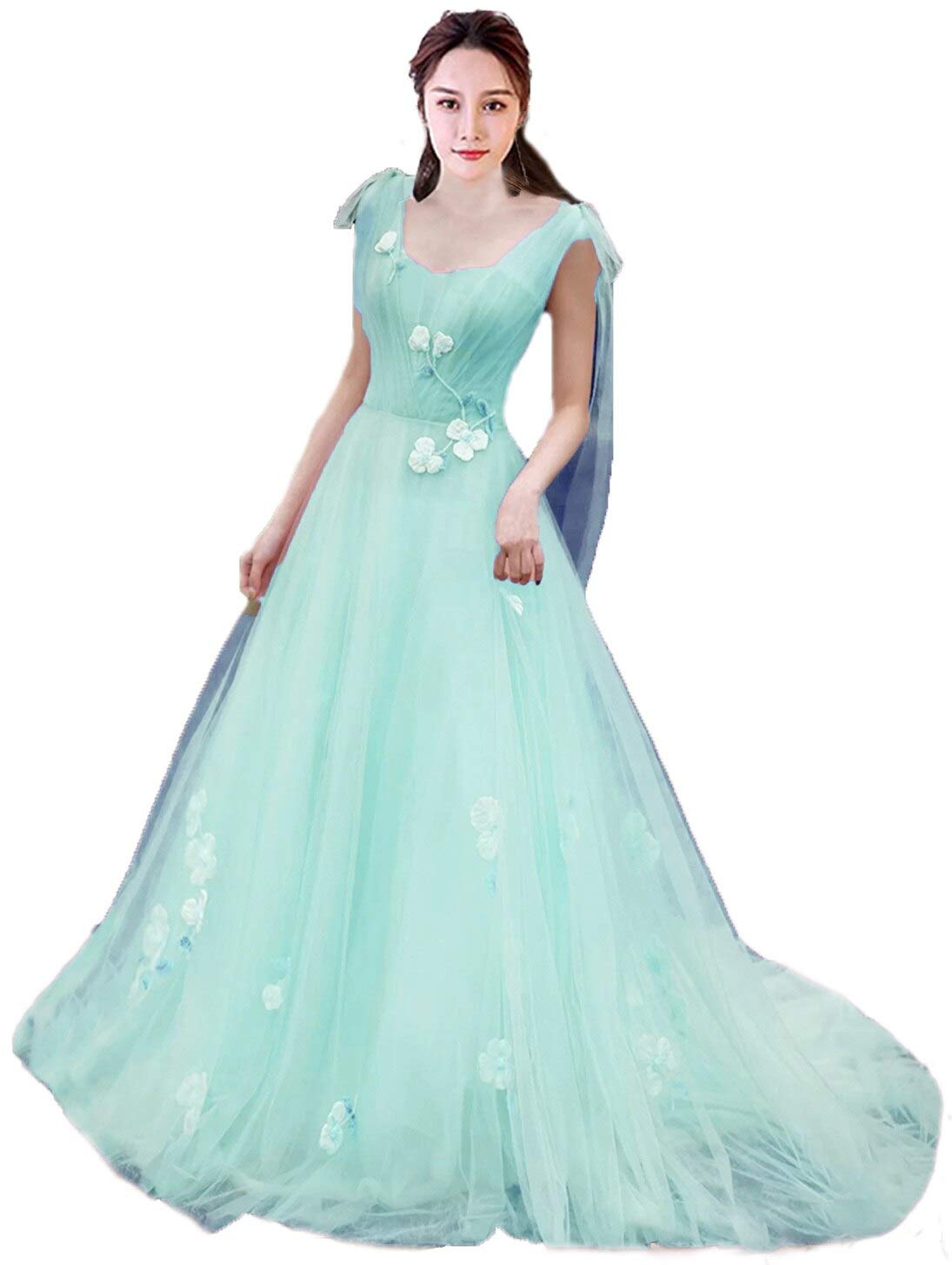 2021 ZVOCY Fairy Quinceanera Dresses - Elegant Tulle Long Evening Gowns for Prom, Sweet 16, Homecoming & Formal Events | Perfect for Dances, Weddings & Special Occasions