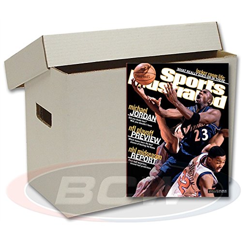 NEW BCW Magazine Storage Box - Heavy Duty Comic Book & Collectible Protector - Perfect for Organizing Comics, Cards, and Collectibles at Home or in Stores