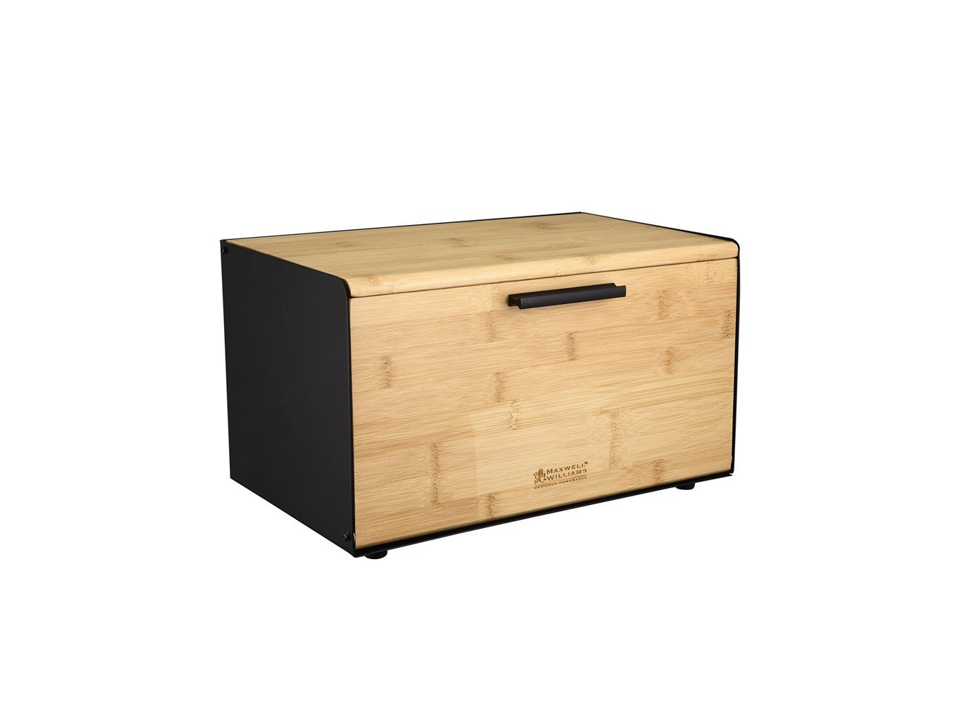 Maxwell & Williams Harstad Bread Storage Box - 35.5x21.5x19.5cm White Bread Bin with Lid - Airtight Food Container for Kitchen Countertop - Perfect for Storing Bread, Pastries & Baked Goods (Gift Box Included)