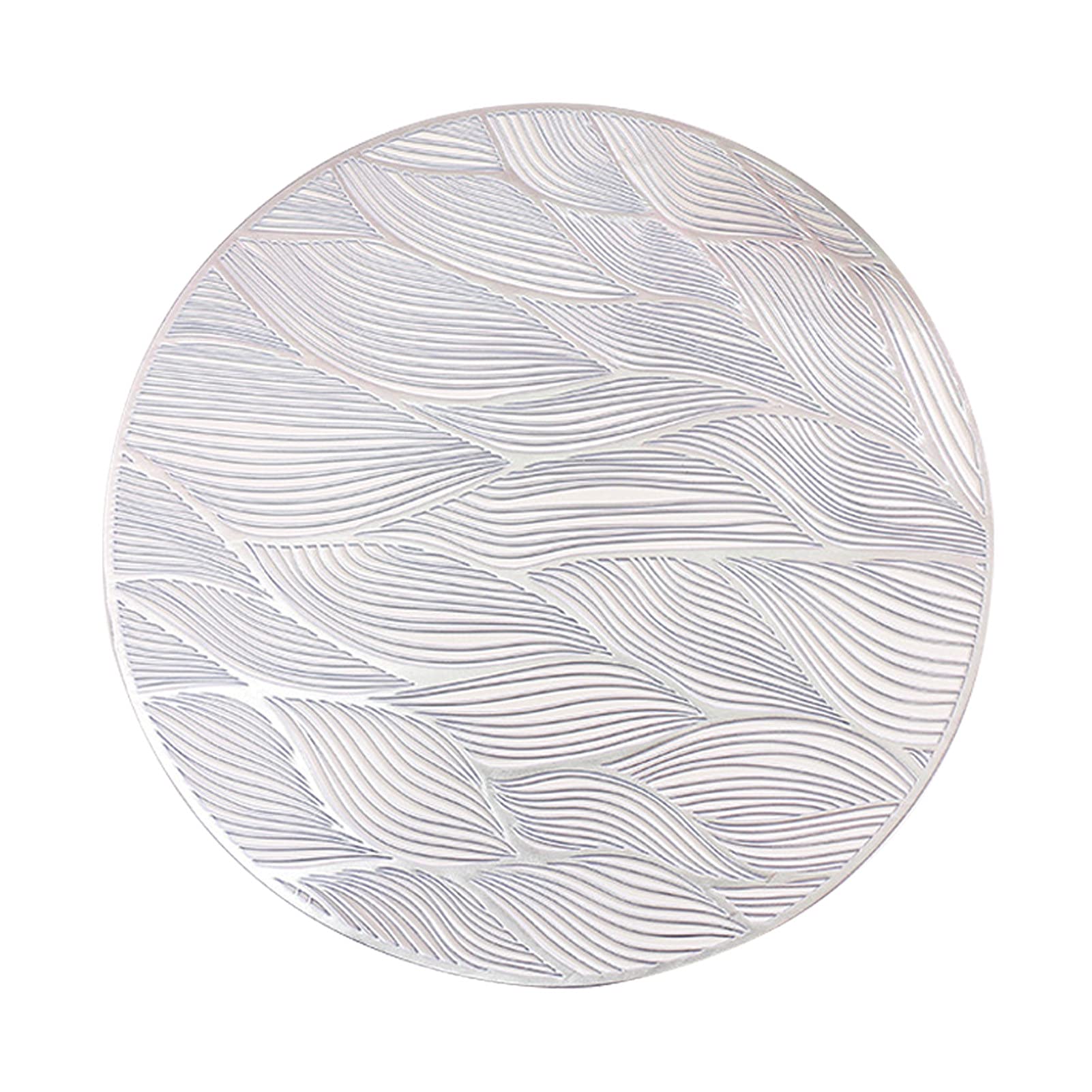Heat Resistant PVC Round Placemat - Non-Slip Kitchen Table Protector for Dining, Banquet & Home Decor | Durable & Stylish Table Setting Accessory