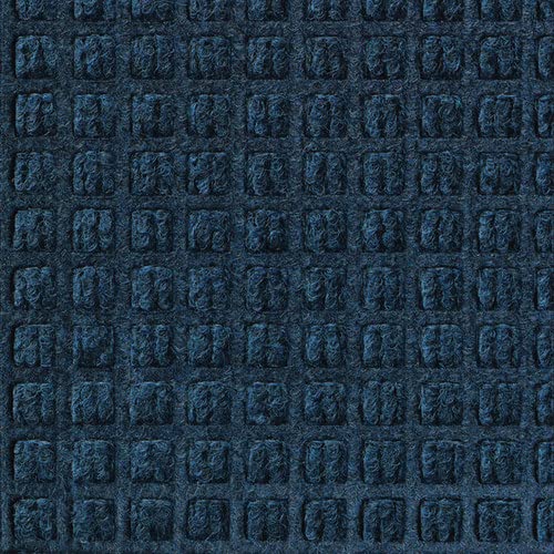 Premium Waterhog Classic Entrance Mats - Navy Blue 4' x 8' - Heavy Duty Doormat for High Traffic Areas, Mud & Water Absorption - Perfect for Home Entryway, Office, School & Commercial Use