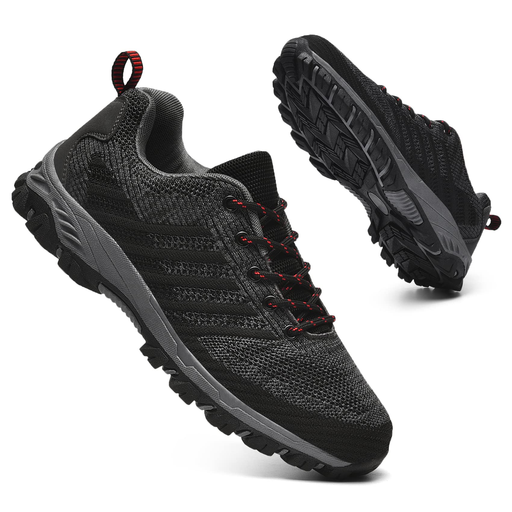 Copulan Hiking Shoes for Women & Men - Lightweight Outdoor Athletic Trail Running Shoes with Breathable Non-Slip Design - Perfect for Camping, Trekking, Fitness Jogging & Travel Adventures