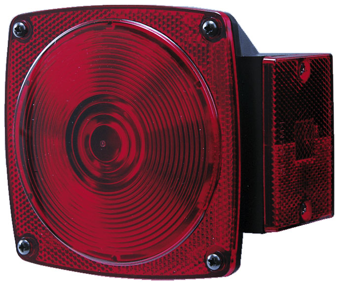 PM M441 Submersible Combination Tail Light with License Plate Light - Waterproof LED Trailer Lights for Trucks, Boats & RVs - Heavy Duty Marine & Vehicle Lighting Solution