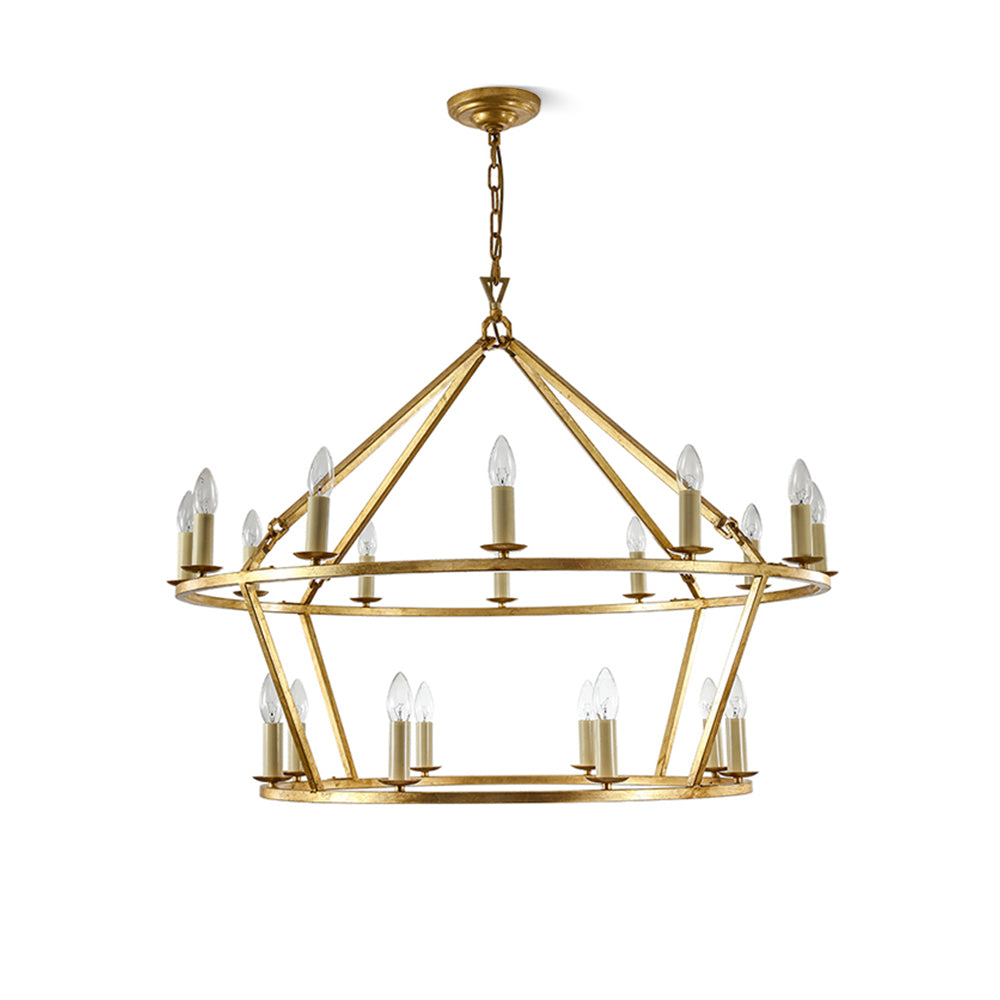 Darlana Crystal Chandelier - Modern Ceiling Light Fixture for Dining Room, Living Room & Bedroom | Elegant Lighting for Home Decor