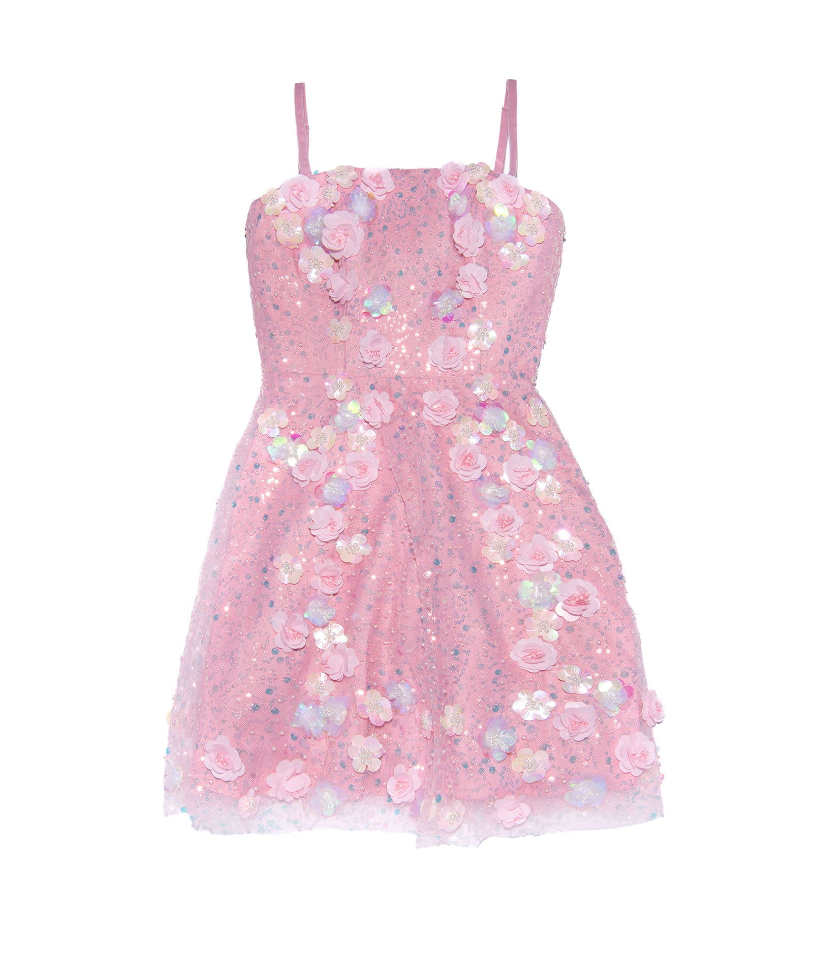 Jovani Girls Bianca Strapless Applique Party Dress Light Pink - Elegant Formal Gown for Prom, Homecoming, and Special Occasions