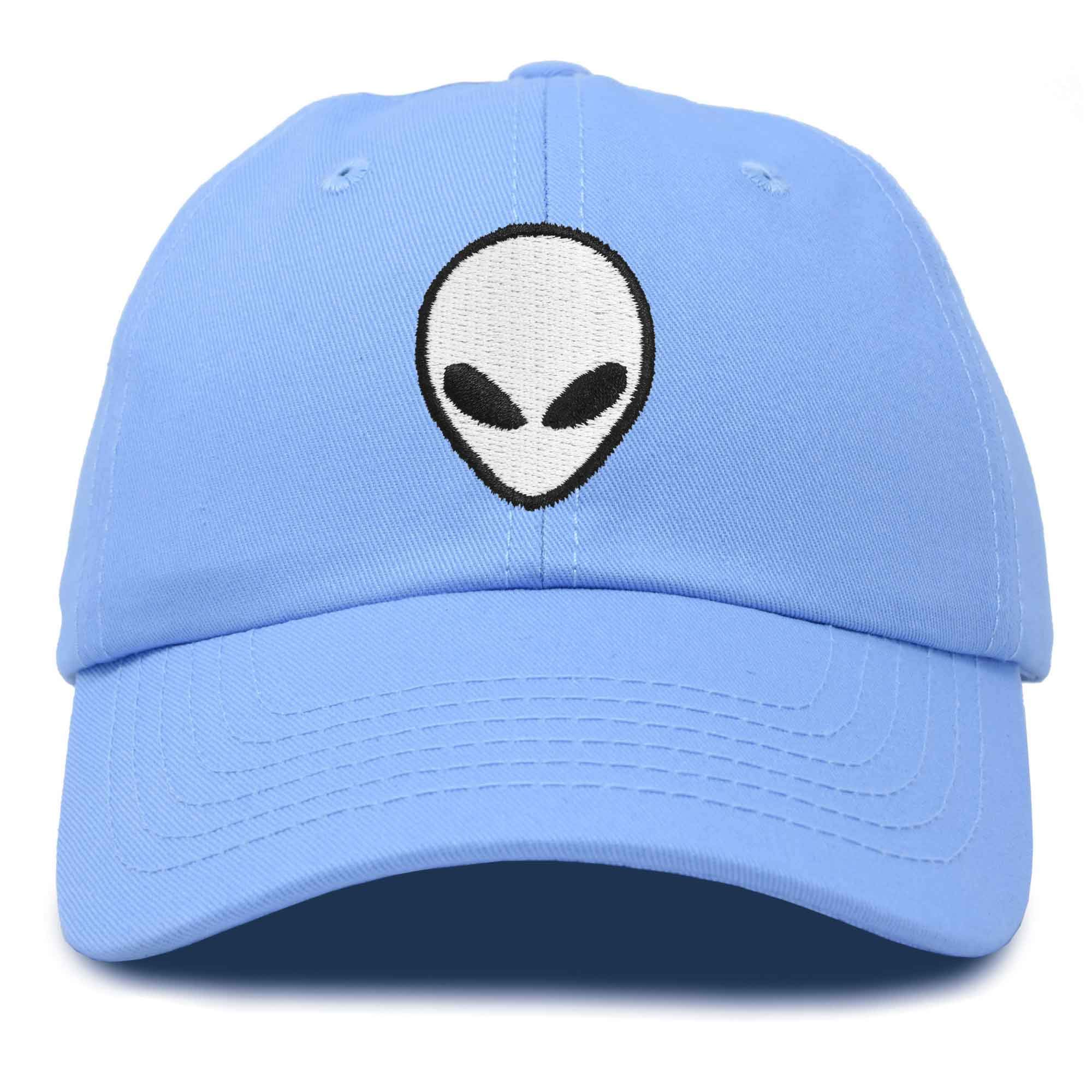 DALIX Alien Head Baseball Cap for Men & Women - Adjustable Snapback Hat for Outdoor Sports, Casual Wear & Cosplay